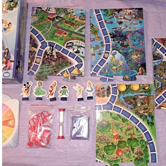 Disney "Eye Found It" Board Game Giant 6 foot Board Lightly Used and Complete - Picture 7 of 9